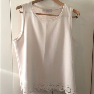 Loft white tank top